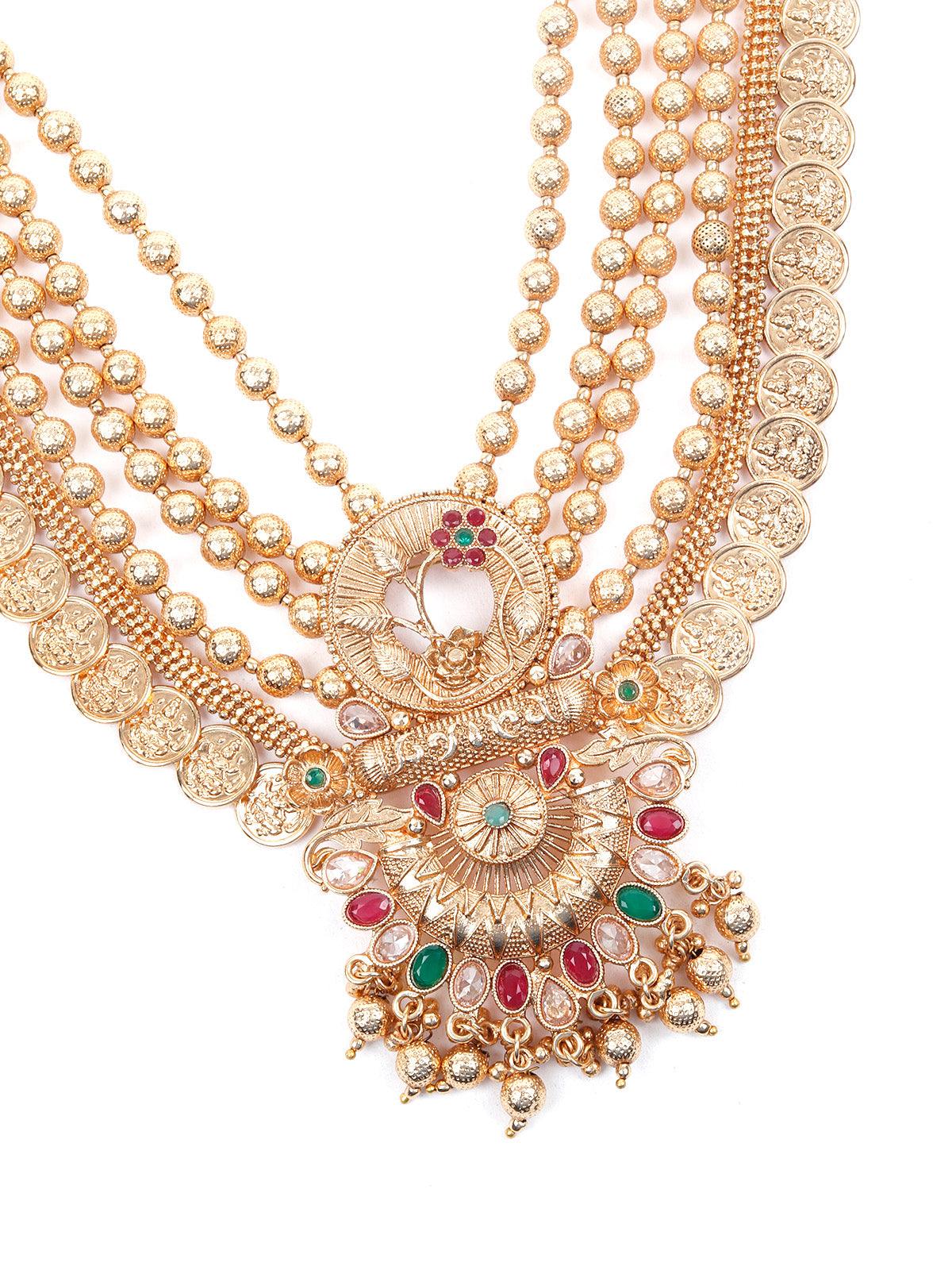 Stunning Gold Necklace Set for Women - Odette