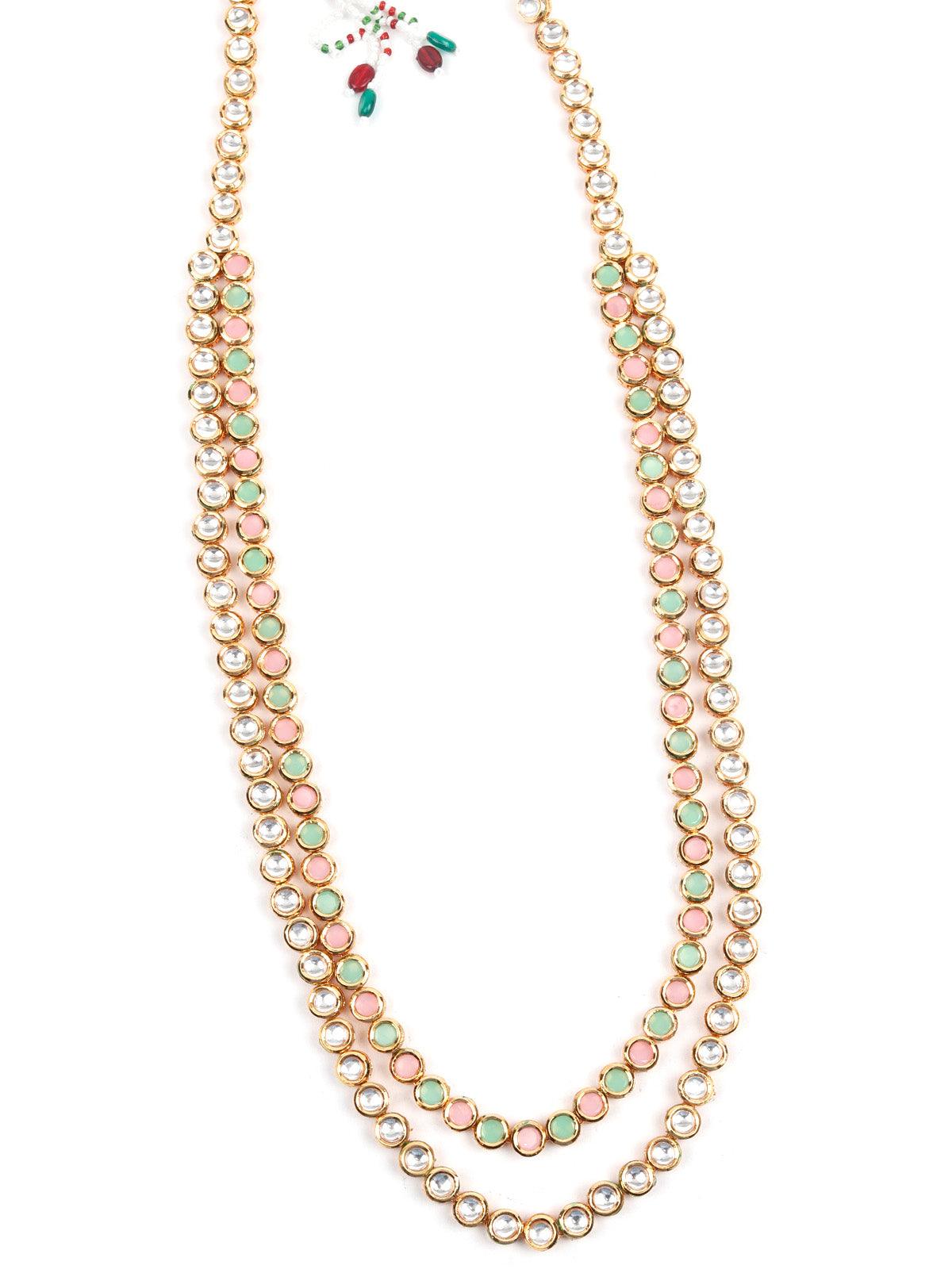 Stunning Long Double Sided Necklace Set for Women - Odette