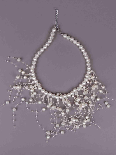 Stunning pearl airy necklace - Odette