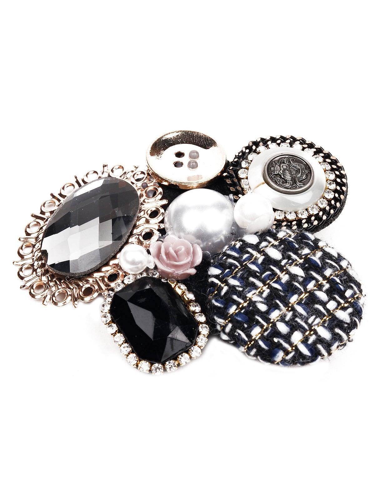 Stunning Rounded Exquisite Brooches - Odette