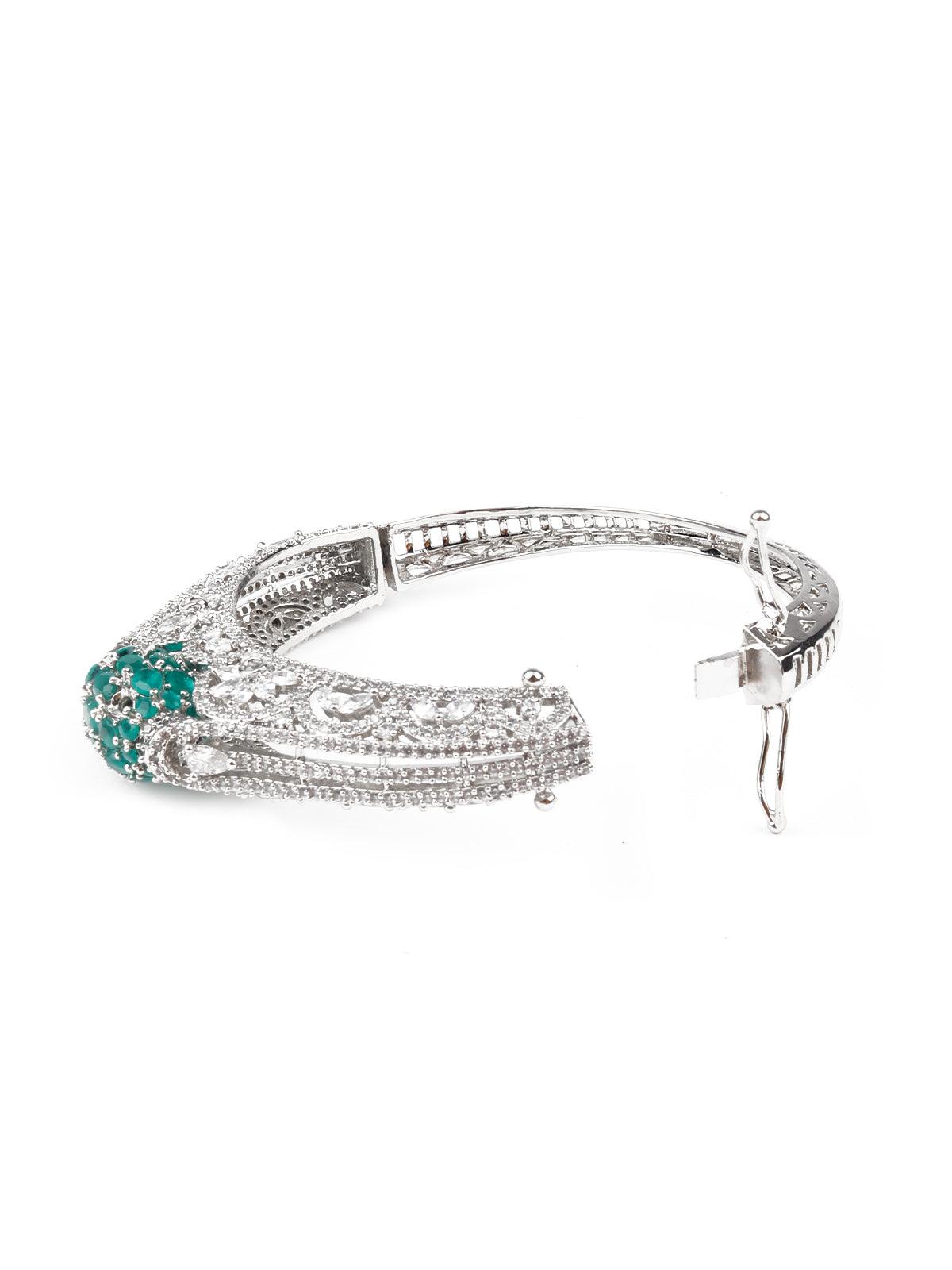 Stunning silver studded bracelet - Odette