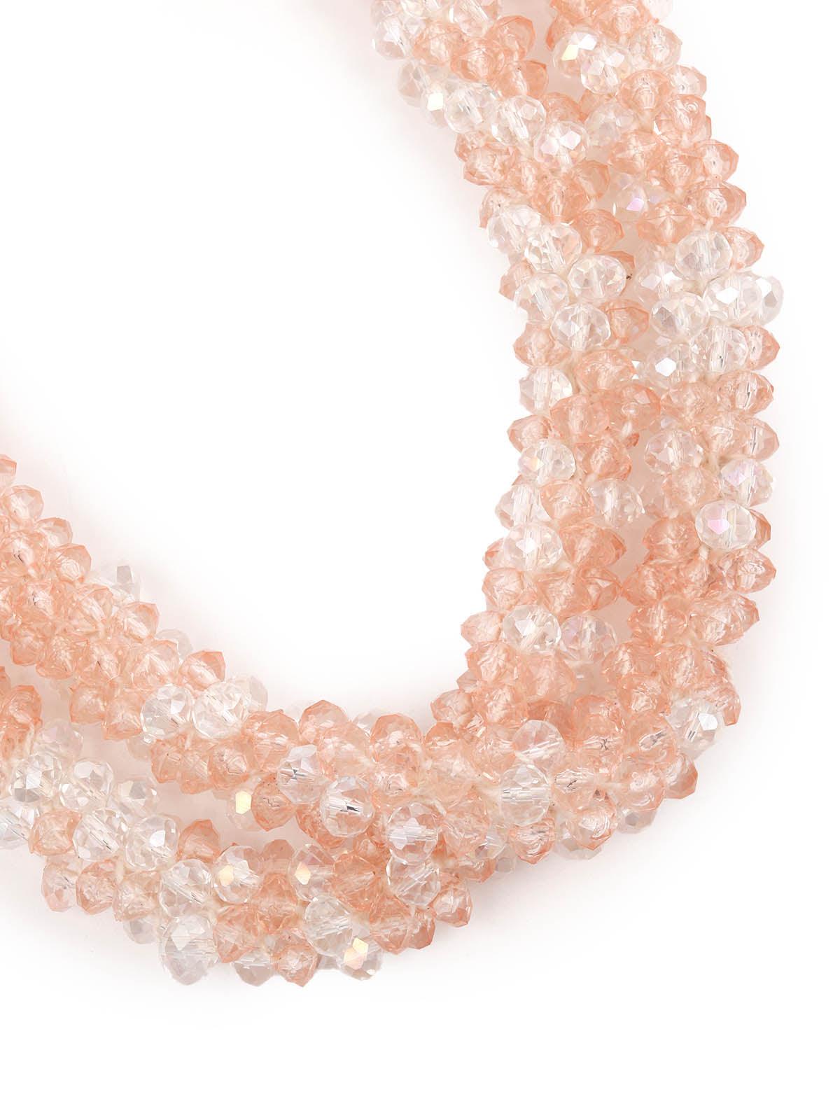 Stylish Beads Long Necklace - Odette
