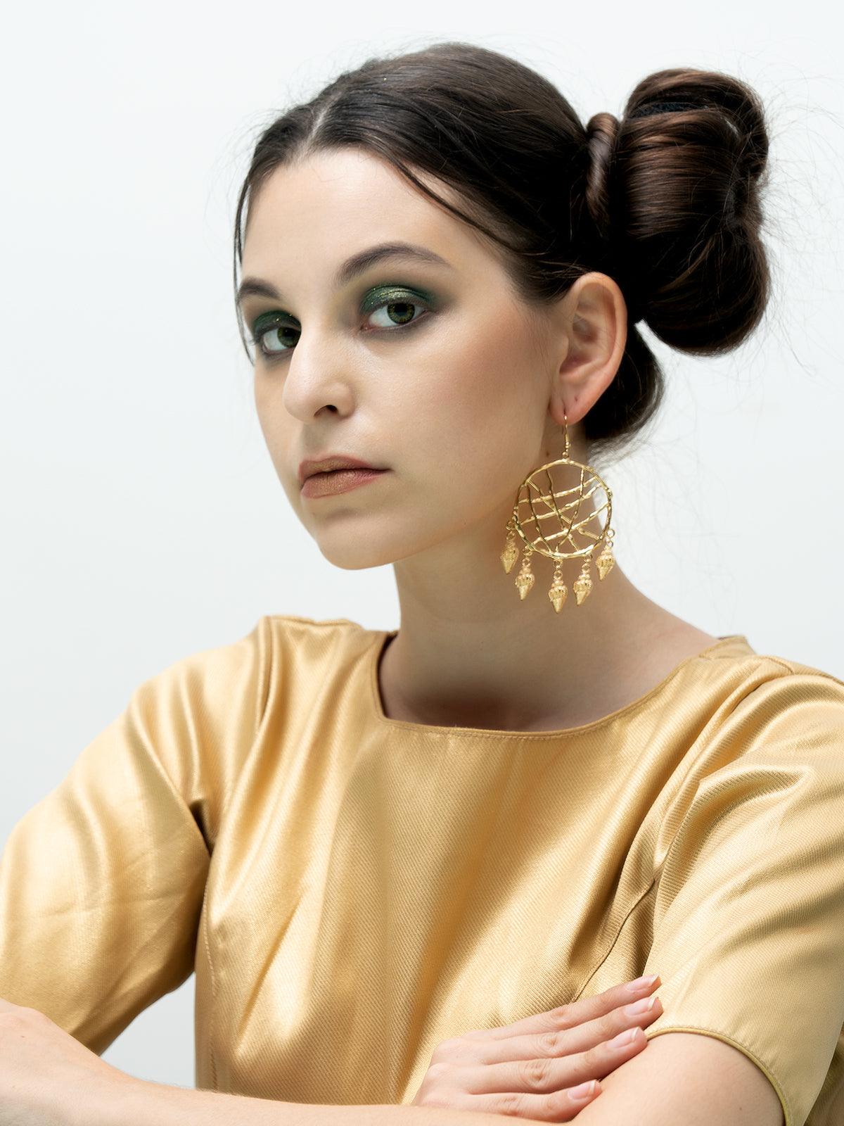Stylish Dangle Earrings - Odette