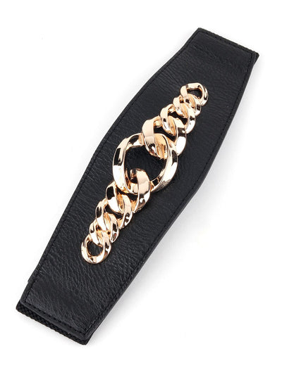Stylish Golden Linked Chain Belt - Odette