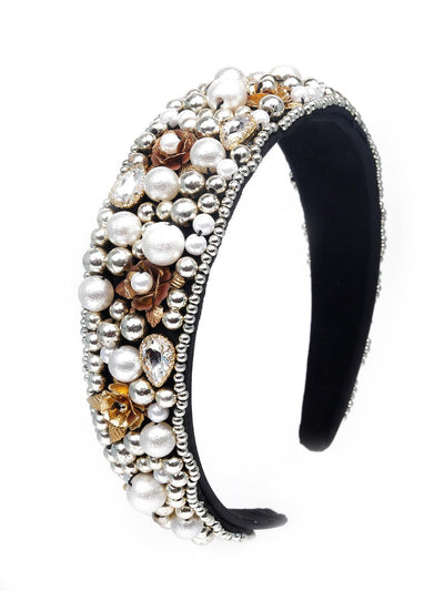 Super fancy designer embellished hairband - Odette