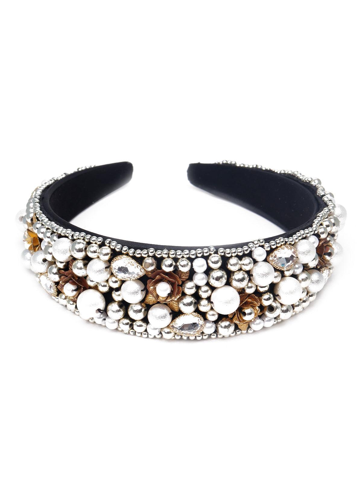 Super fancy designer embellished hairband - Odette