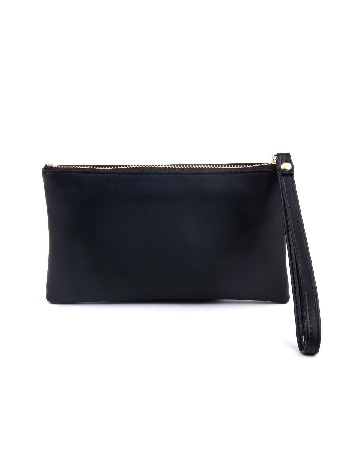 Women's Leather Pouch Clutch