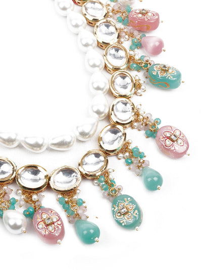 The Pearly Grandeur Necklace Set - Odette