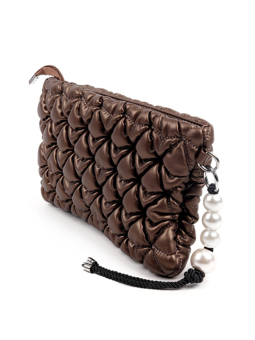 Chocolate brown clutch bag hotsell