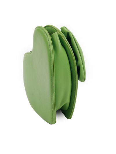 THE VERY STYLISH POP OUT GREEN CLUTCH BAG - Odette