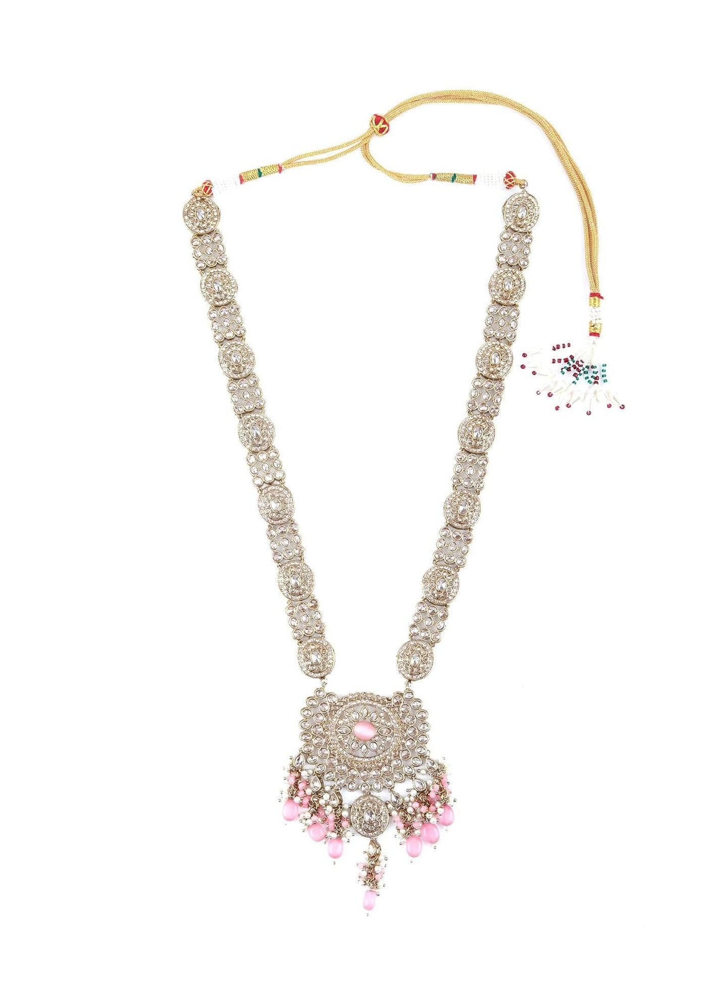 Tint of Gold & Pink Necklace Set - Odette