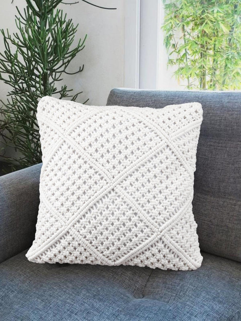 Crochet throw 2024 pillow covers