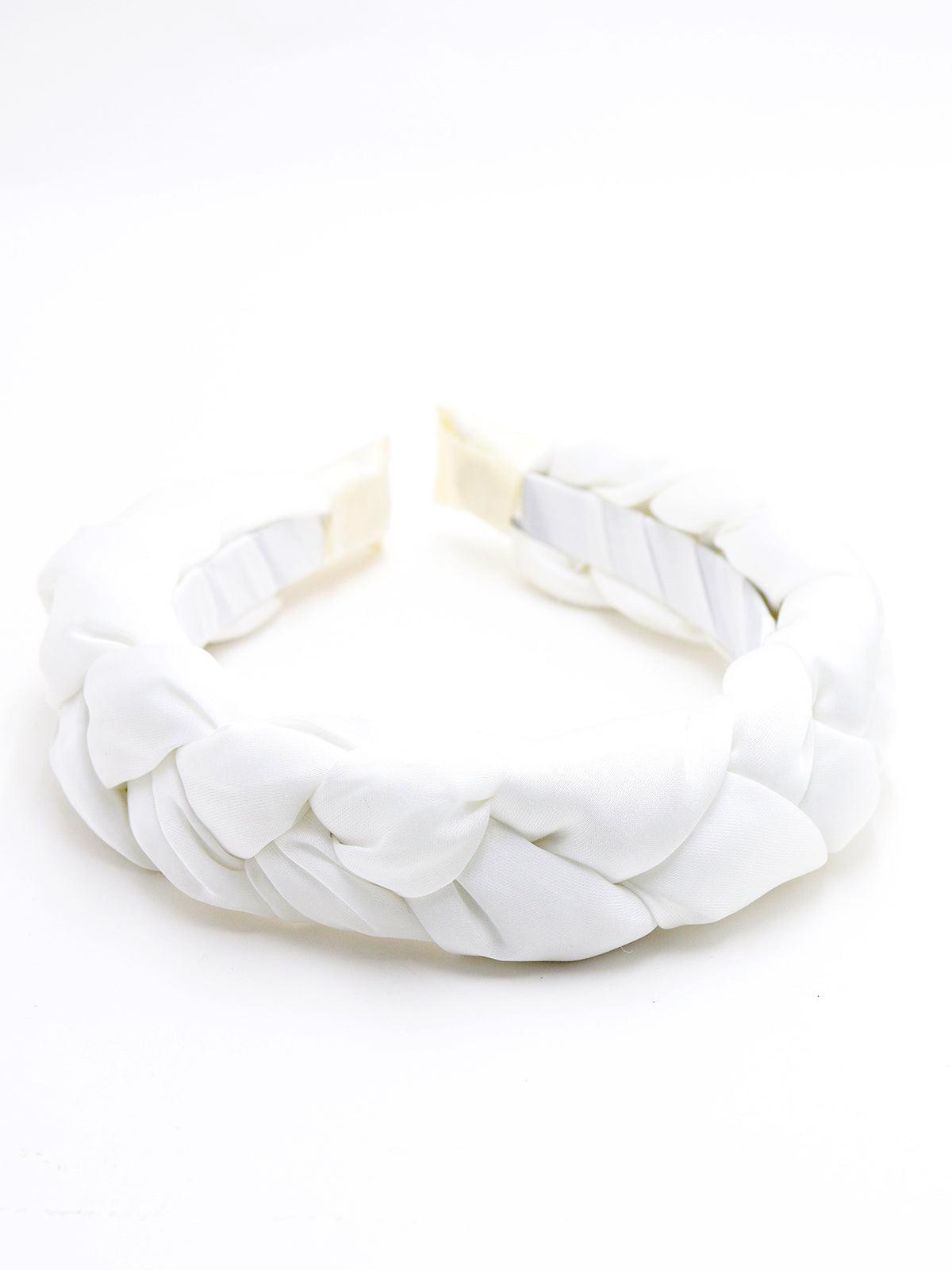white braided beautiful hair band! - Odette