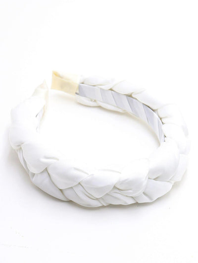 white braided beautiful hair band! - Odette