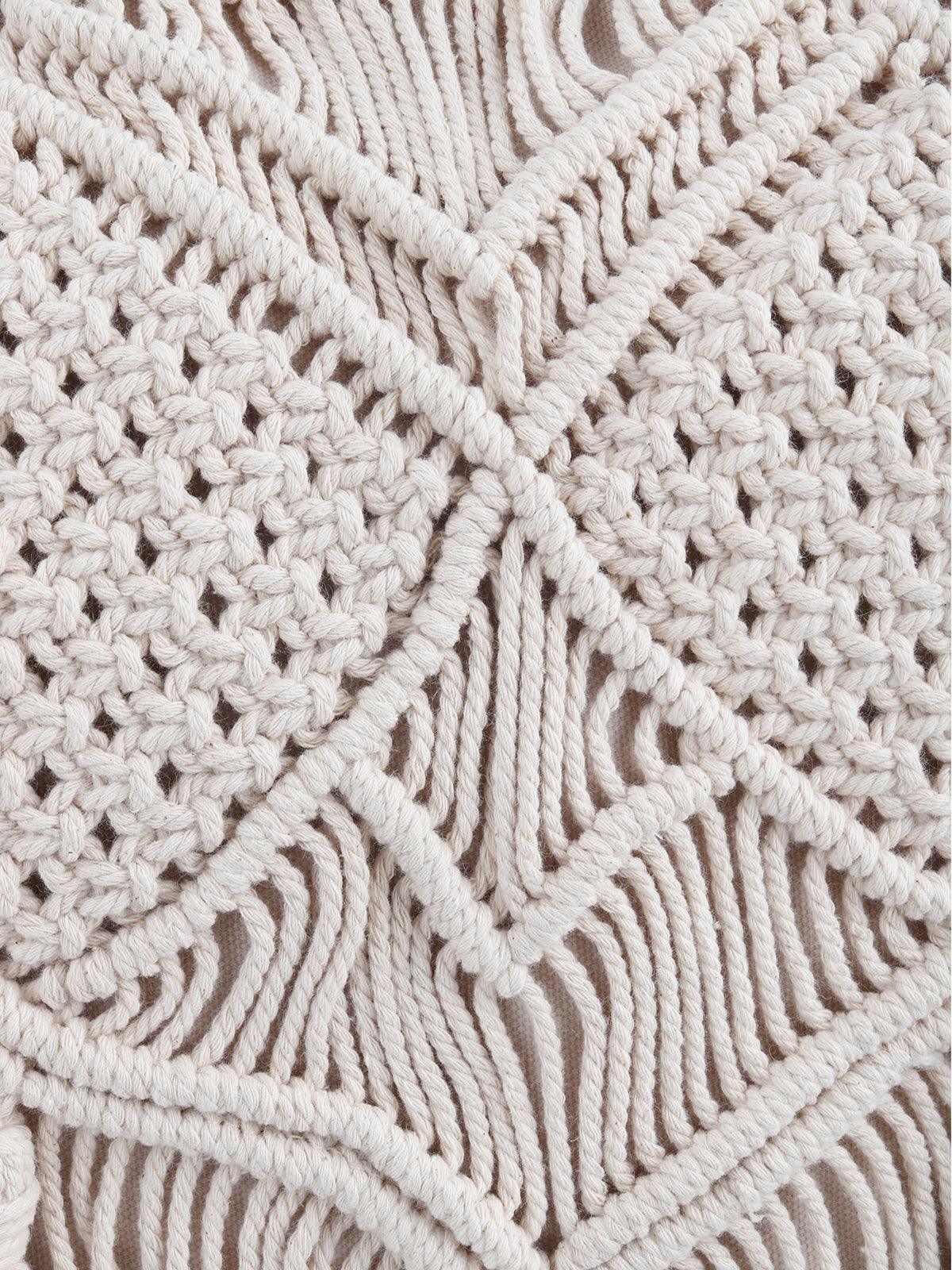 White Handmade Cushion Cover - Odette