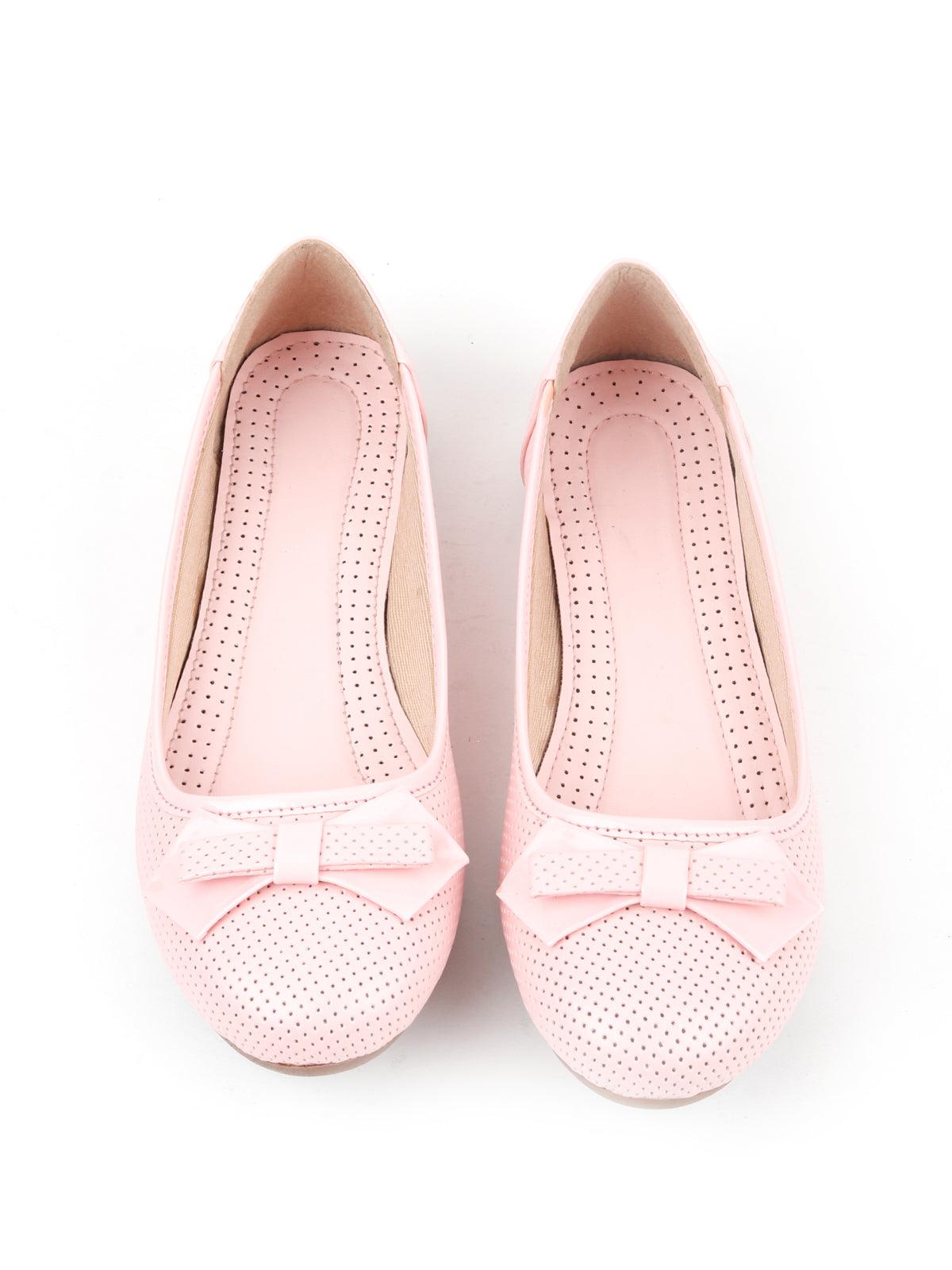 Girls pink best sale ballet flats