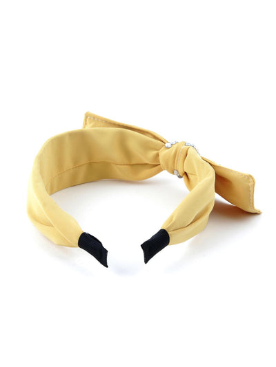 Yellow Graceful Knot Hairband - Odette